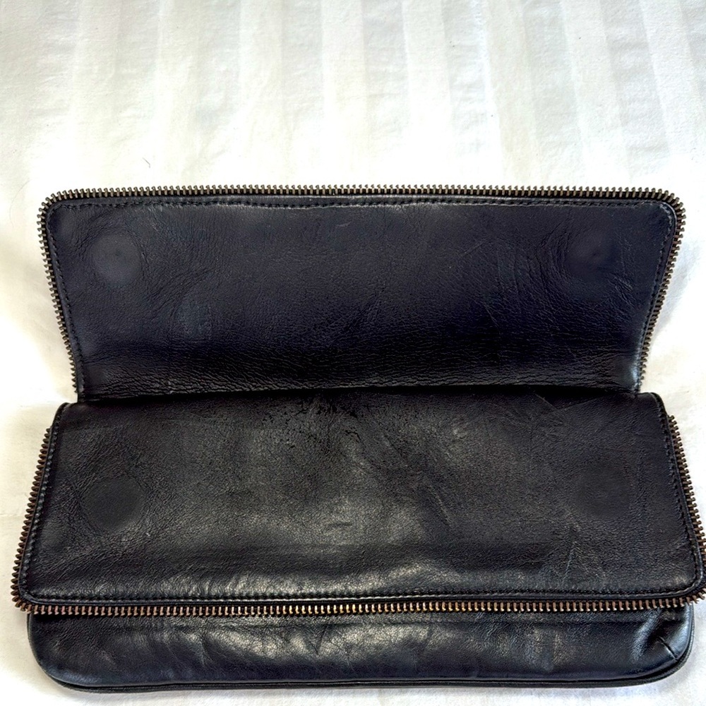 🖤 Lauren Merkin Soft Leather Fold Over Clutch 🖤